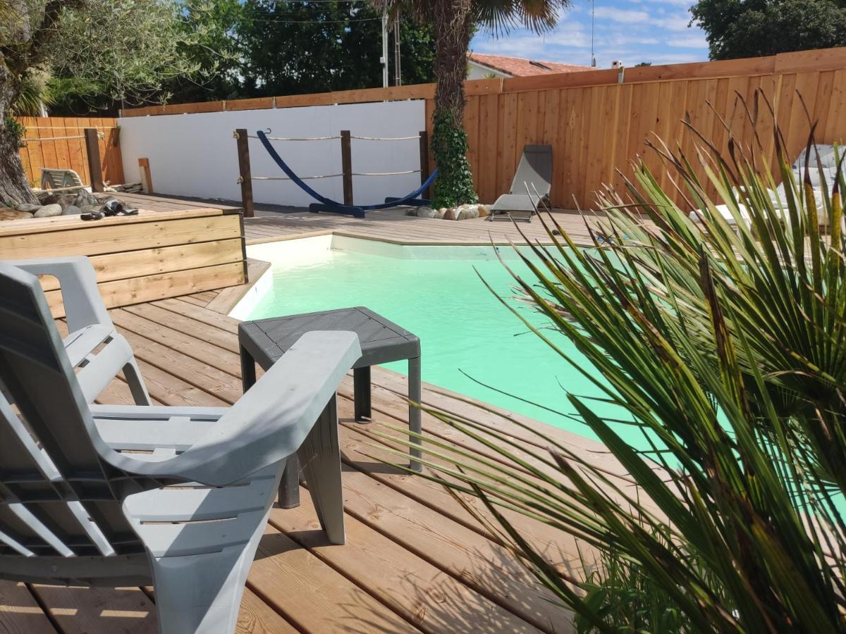 Cottage La Dune Avec Piscine Les Cigales Du Bassin A Gujan-Mestras Εξωτερικό φωτογραφία